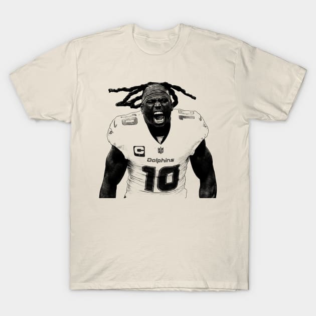 Tyreek Hill Scream T-Shirt by Puaststrol